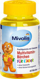 Mivolis Ursuleți multivitamine pentru copii, 120 g