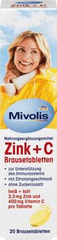 Mivolis Zink + C Brausetablette, 82 g