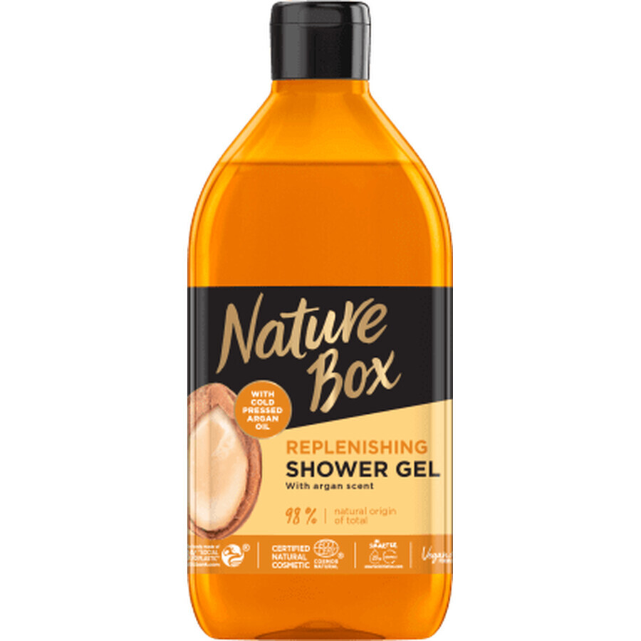 Nature Box  Gel de duș cu argan, 385 ml