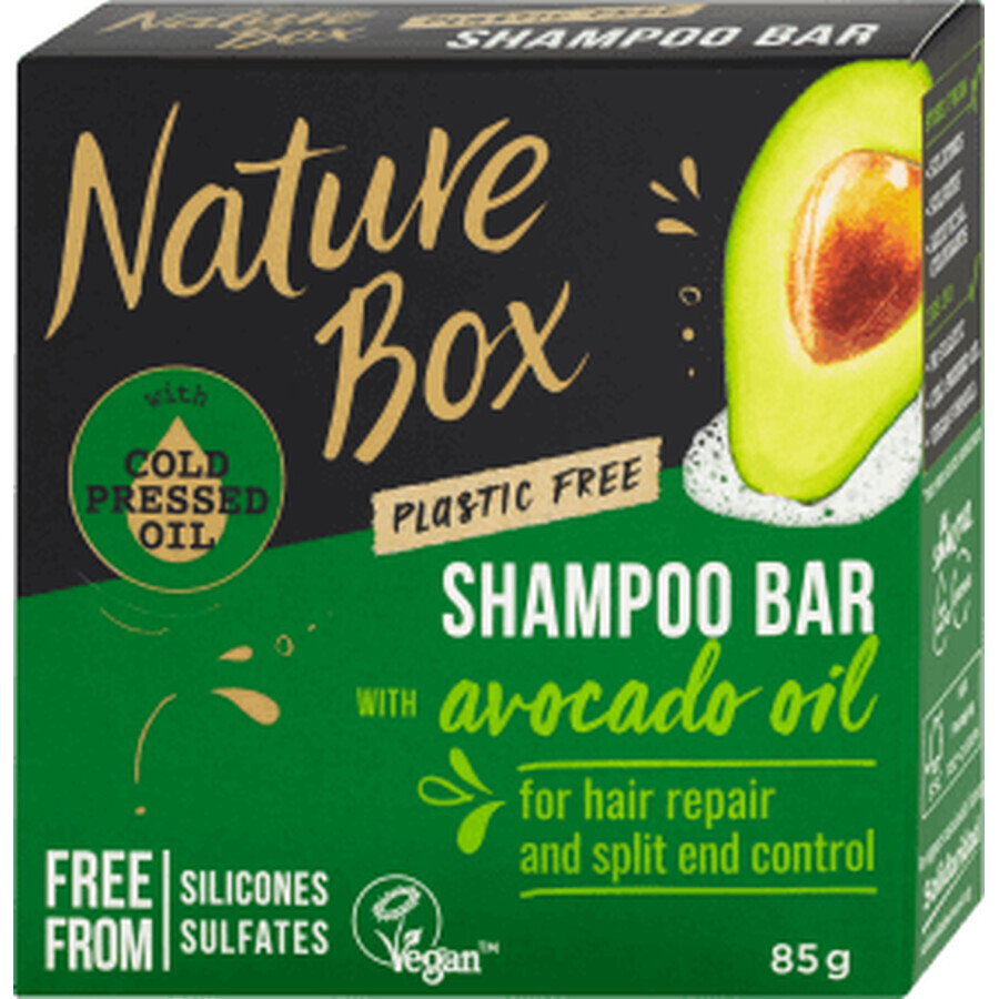 Nature Box Festes Shampoo mit Avocadoöl, 85 g