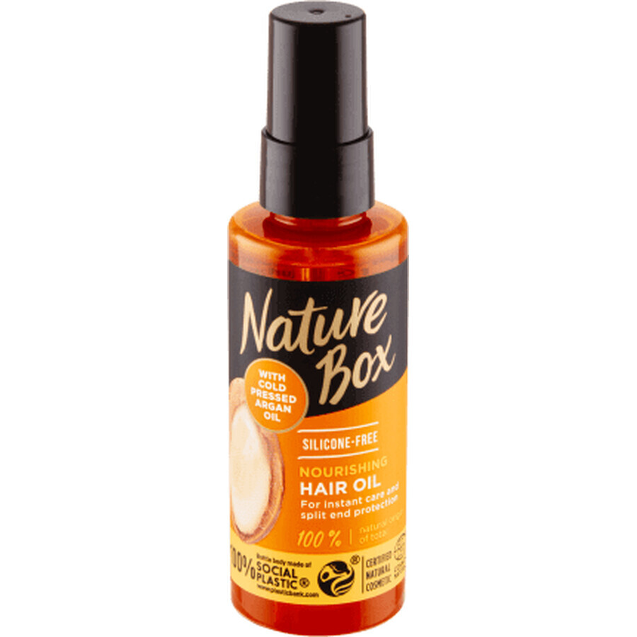 Nature Box  Ulei de păr cu argan, 70 ml