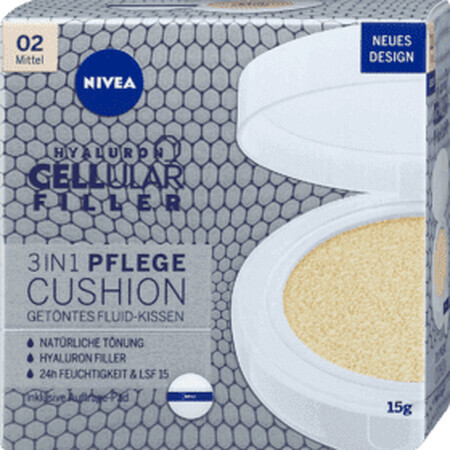 Nivea Cremă colorantă Hyaluron Cellular Filler, 15 ml