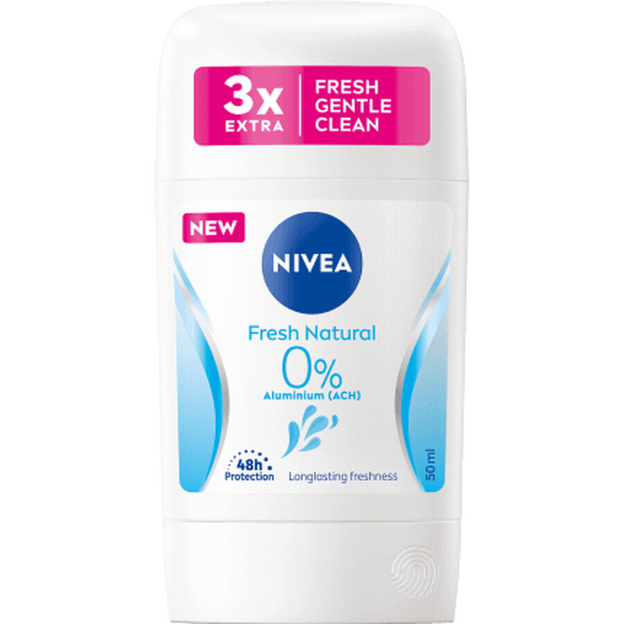 Nivea Desodorante en barra fresco natural, 50 ml