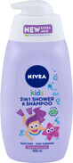 Nivea Kids 2in1 Shampoo und Duschgel mit Beeren, 500 ml