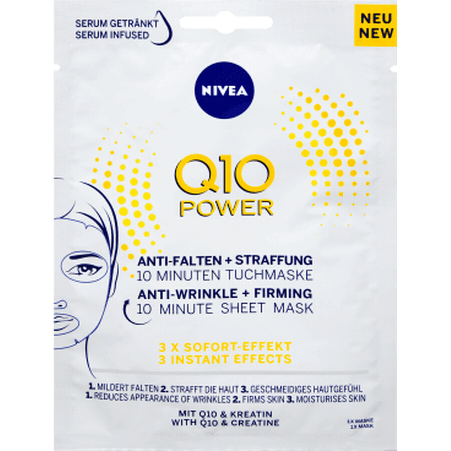 Nivea Q10 Power Maskentuch, 1 Packung
