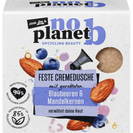 No Planet B Cremă solidă de duș cu afine, 80 g