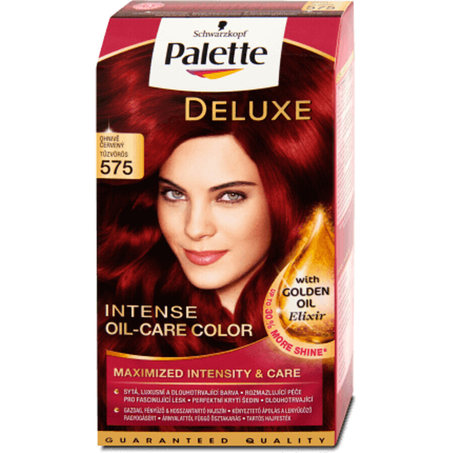 Palette Deluxe Vopsea permanentă 575/6-888 Roșu Intens, 1 buc