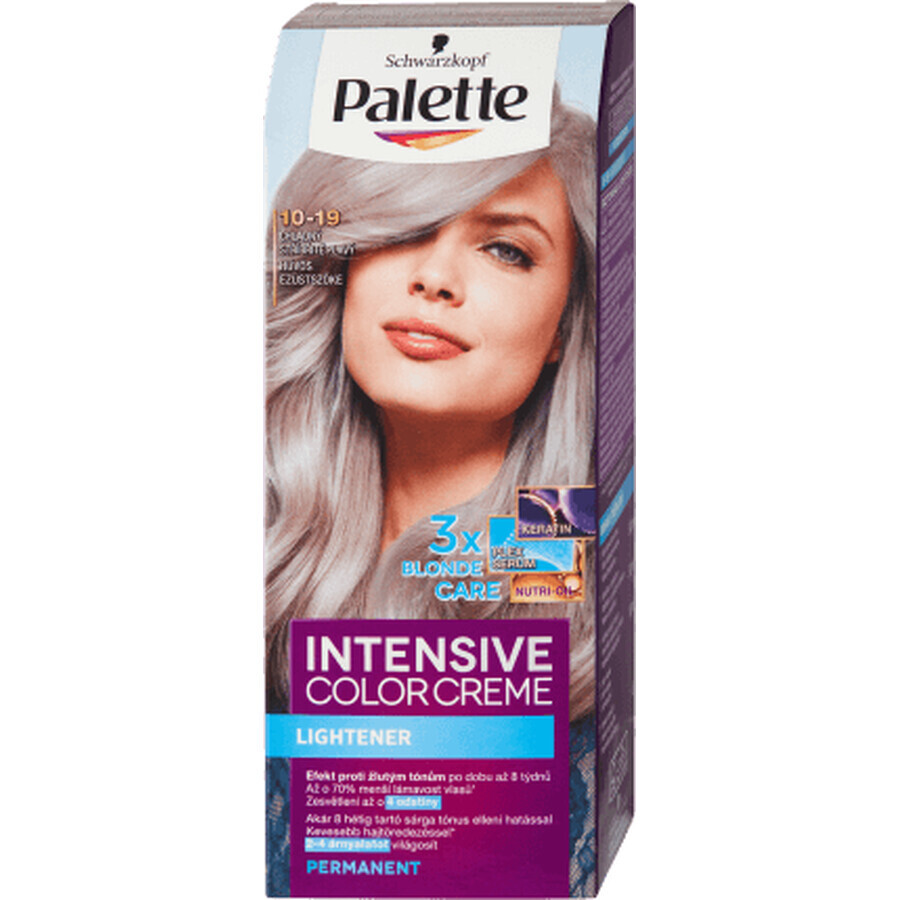 Palette Intensive Color Creme Dauerhafte Farbe 10-19 Kühles Silberblond, 1 Stück