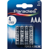 Paradies Micro AAA Batterien, 4 Stück