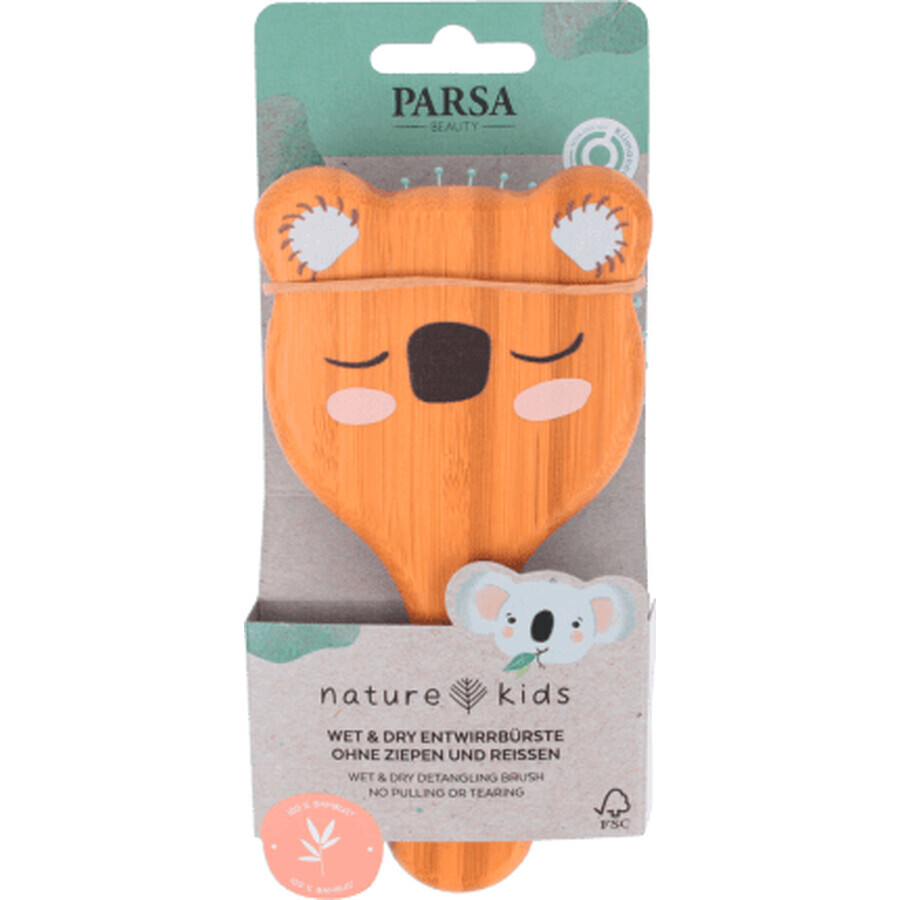 Parsa Beauty Perie de bambus cu urs Koala, 1 buc