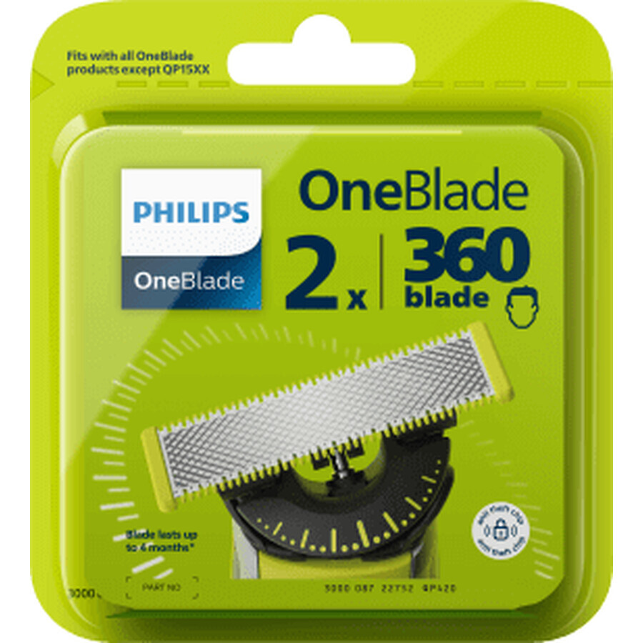 PHILIPS OneBlade Lamă înlocuibilă, 2 buc