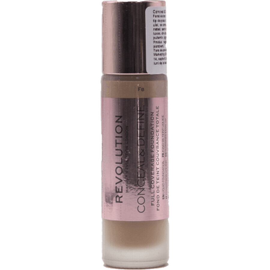 Revolution Conceal & Define fond de ten F8, 23 ml