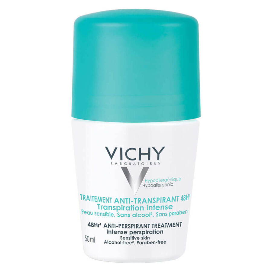 Vichy  48h Deodorant roll-on antiperspirant cu parfum, 50 ml recenzii