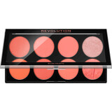 Revolution Ultra Blush paletă farduri de obraz Hot Spice, 12,8 g