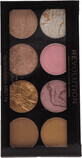 Revolution Ultra Bronze paletă fard de obraz și conturare Golden Sugar, 12,8 g