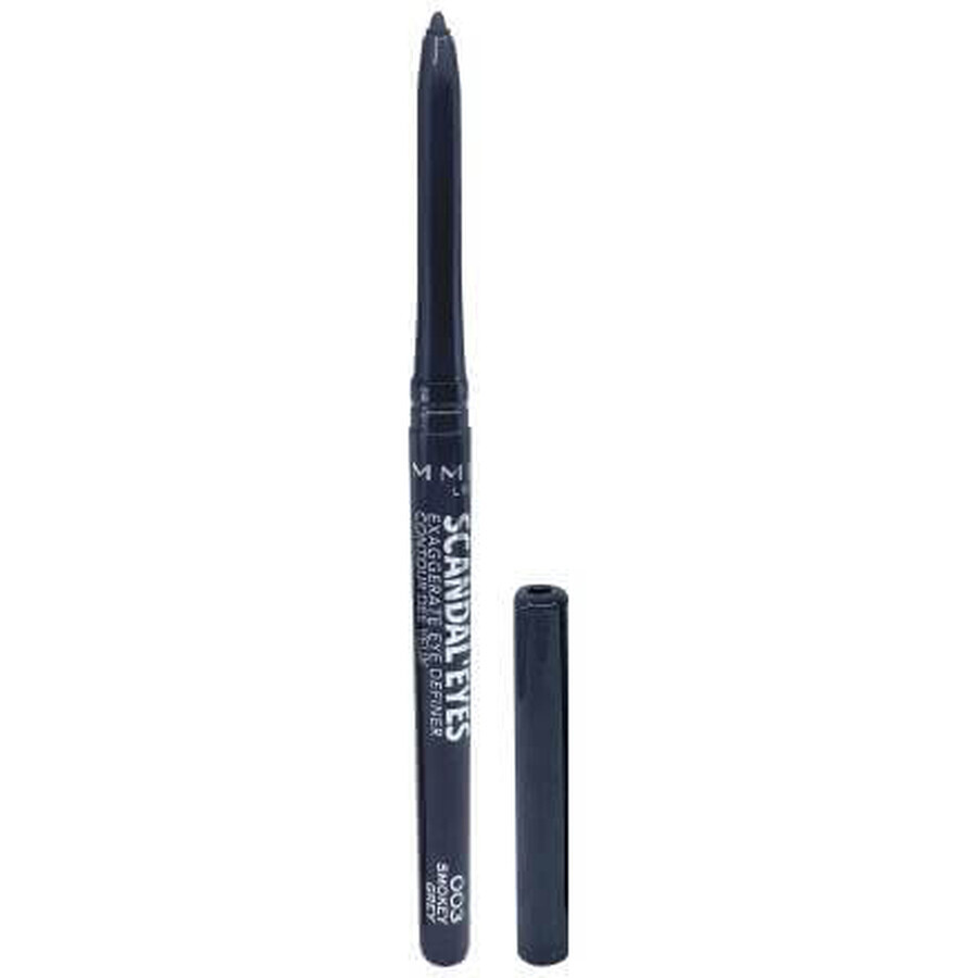 Rimmel London Creion de ochi Scandal'Eyes Exaggerate 003 Smokey grey, 0,35 g