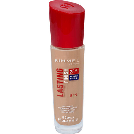 Rimmel London Fond de ten Lasting Finish 25h,160 Vanilla, 30 ml