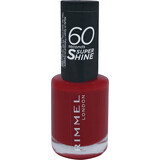 Rimmel London Nagellack 60 Seconds Super Shine 313 Feisty Red, 8 ml