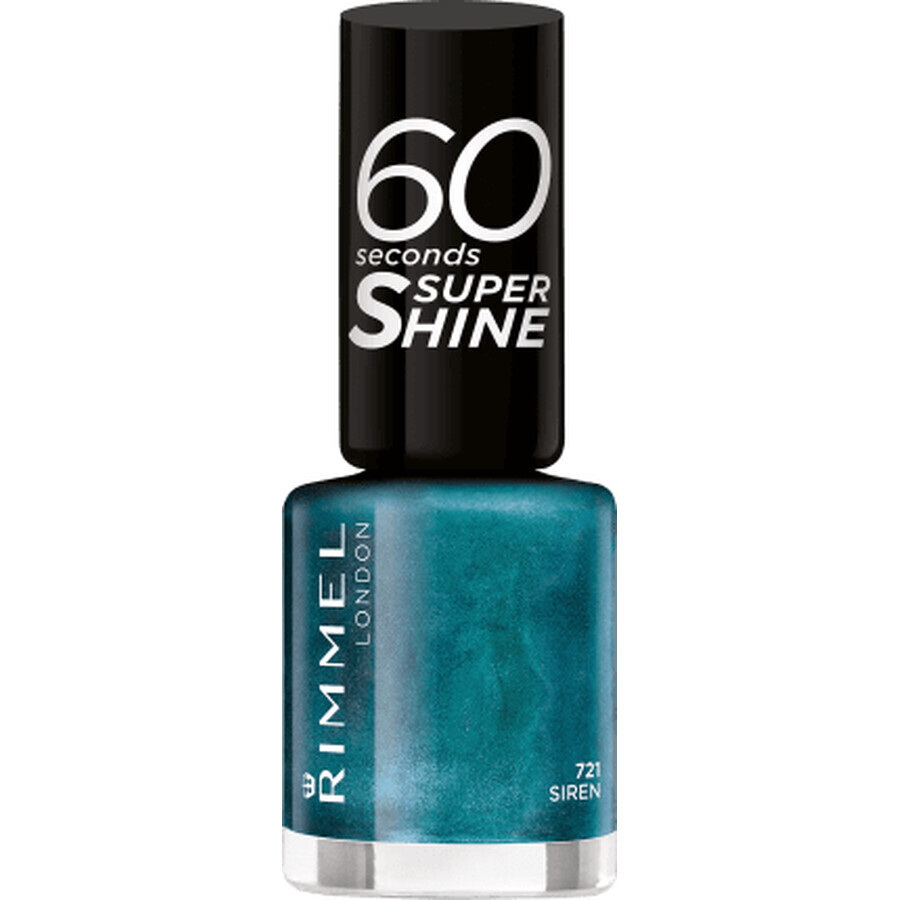 Rimmel London Nagellack 60 Seconds Super Shine 721 Siren, 8 ml