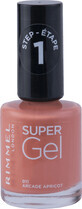 Rimmel London Super Gel Nagellack 011 Arcade Apricot, 12 ml