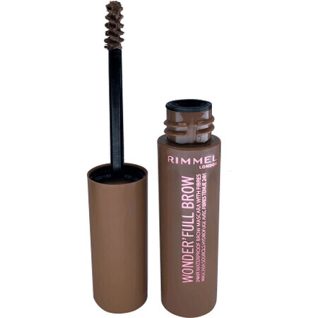 Rimmel London Wonder'Full Brow 24H Waterproof Brow Mascara 002 Medium, 4,5 ml