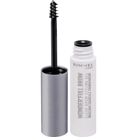 Rimmel London Wonder'full Brow mascara de sprâncene styling gel 004 Clear, 4,5 ml