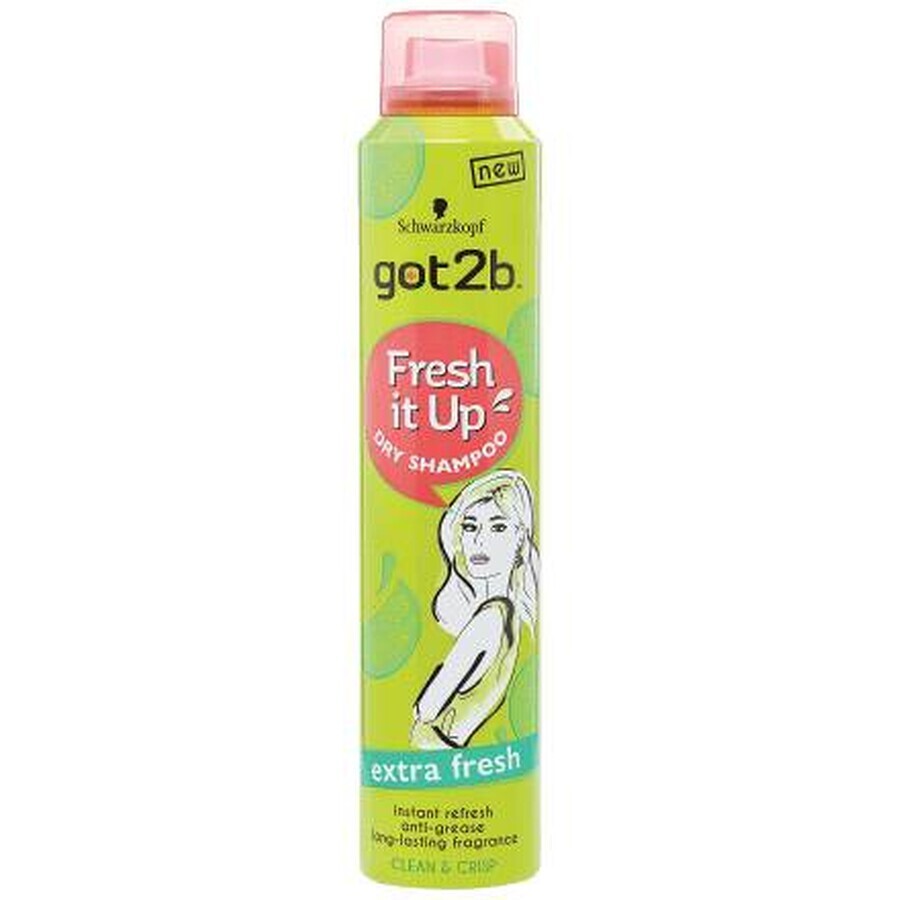 Schwarzkopf got2b Şampon uscat fresh, 200 ml