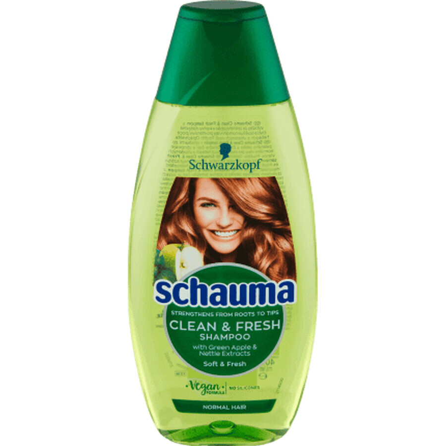 Schwarzkopf Schauma Apfel- und Brennnessel-Shampoo, 400 ml