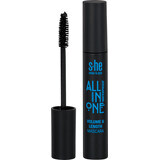 S-he colour&amp;style All in one mascara Volum Waterproof No. 171/002, 12 ml