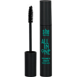 S-he colour&amp;style All in one volume&amp;lengthening mascara No. 171/001, 12 ml