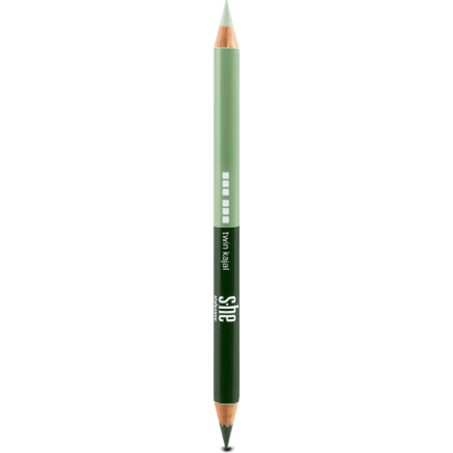 S-he colour&style Creion de ochi twin kajal 157/004, 2 g