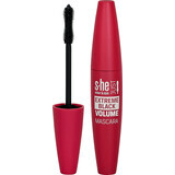 S-he colour&amp;style Just extreme volume mascara No. 170/001, 12 ml