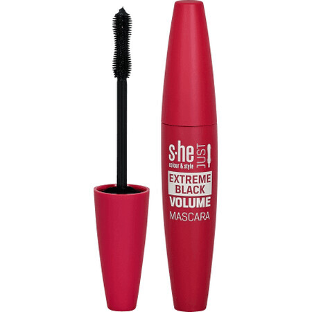 S-he colour&style Just extreme volume Wimperntusche Nr. 170/001, 12 ml
