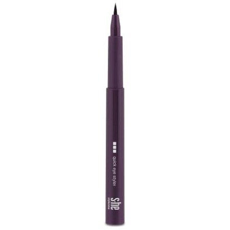 S-he colour&style Quick eyeliner tuș de ochi tip cariocă 158/004, 3 g