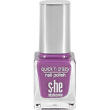 S-he colour&amp;style Quick'n crazy nail varnish 323/665, 6 ml