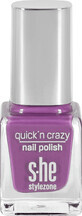 S-he colour&amp;style Quick&#39;n crazy Nagellack 323/665, 6 ml