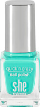 S-he colour&amp;style Quick&#39;n crazy Nagellack 323/800, 6 ml