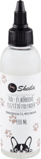 Sheila Soluție de curățare pentru ureche și piele pentru c&#226;ini cu ulei de migdale și provitamina B5, 100 ml