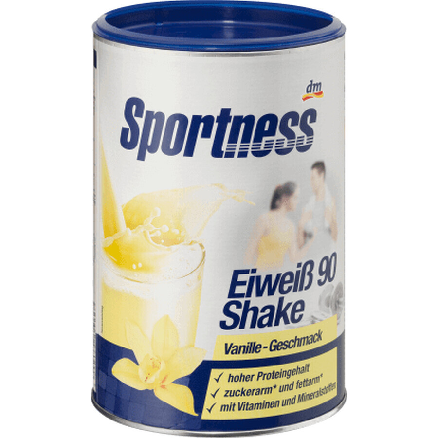 Sportness Shake proteine 90 cu aromă de vanilie, 350 g