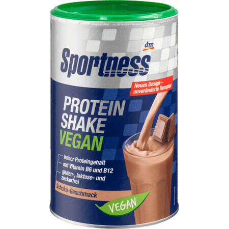 Sportness Protein Shake mit Schokoladengeschmack, 300 g