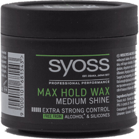 Syoss Ceară de păr Max Hold, 150 ml