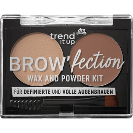 Trend !'t up Brow'fection Wax & Powder Augenbrauen-Set 010, 2 g