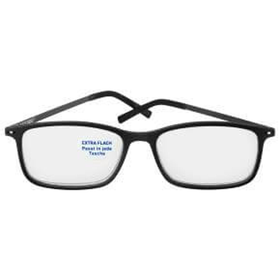 Visiomax Ochelari pentru citit ultra subțiri negru +1,0, 1 buc