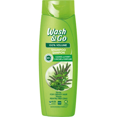 Wash&Go Shampoo mit Kräuterextrakt, 360 ml
