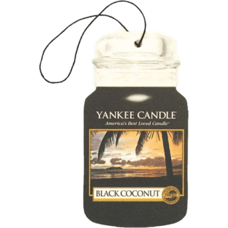 Yankee Candle Auto-Lufterfrischer Schwarz Kokosnuss, 1 Stück