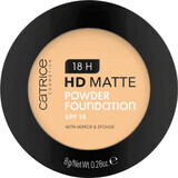 Catrice 18H HD Fondotinta opaco con polvere 030W, 8 g