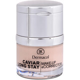 Dermacol Caviar Long Stay fond de ten & corector 1 Pale, 30 ml