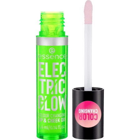Essence cosmetics ELECTRIC GLOW COLOUR CHANGING Lippen- und Wangenöl, 4,4 ml