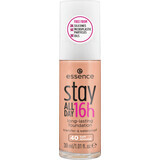 Essence cosmetics Stay All Day 16h Long-Lasting foundation 40 Soft Almond, 30 ml