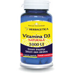 Detrix Vitamin D3 3000 IU, 60 Kapseln, Herbagetica